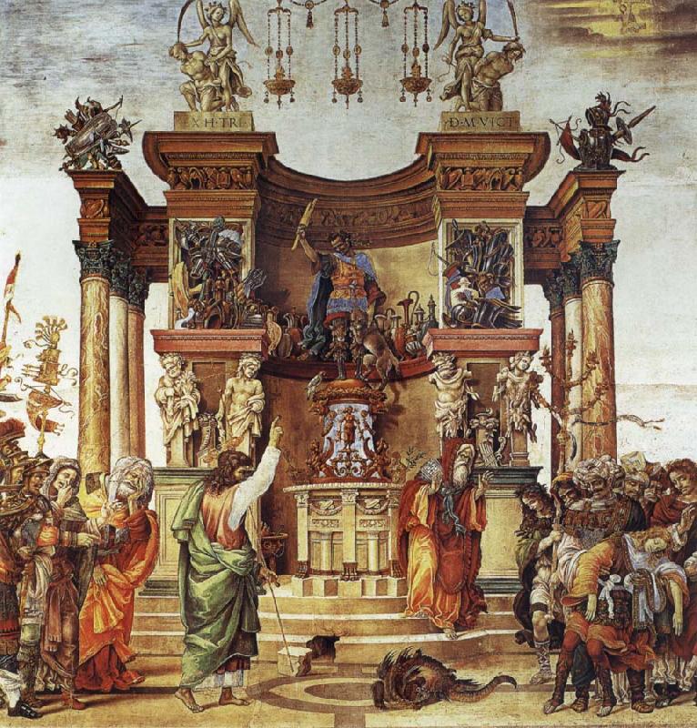 Filippino Lippi The Hl. Philippus and the dragon oil painting picture